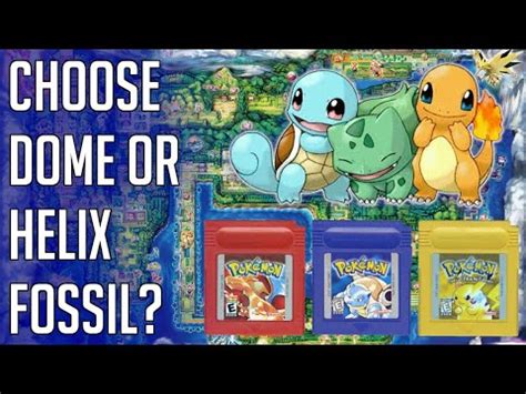 pokemon yellow fossil choice.